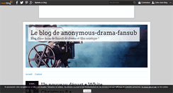 Desktop Screenshot of anonymous-drama-fansub.over-blog.com