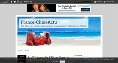 Desktop Screenshot of francechineactu.over-blog.com