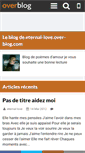 Mobile Screenshot of eternal-love.over-blog.com