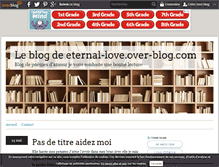 Tablet Screenshot of eternal-love.over-blog.com