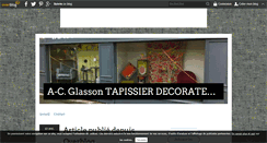 Desktop Screenshot of glasson.tapissier.over-blog.com