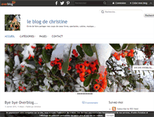 Tablet Screenshot of le-blog-de-christine.over-blog.com