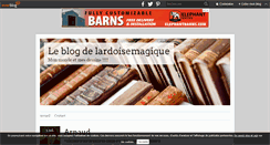 Desktop Screenshot of lardoisemagique.over-blog.fr