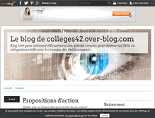 Tablet Screenshot of colleges42.over-blog.com