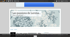 Desktop Screenshot of chezlorena.over-blog.fr