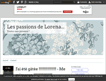 Tablet Screenshot of chezlorena.over-blog.fr