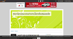 Desktop Screenshot of medecinesnaturellesdumonde.over-blog.com