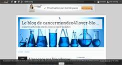 Desktop Screenshot of cancermondeo41.over-blog.com