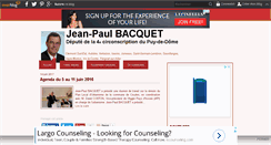 Desktop Screenshot of jpbacquet-depute.over-blog.com