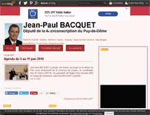 Tablet Screenshot of jpbacquet-depute.over-blog.com