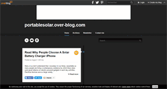 Desktop Screenshot of portablesolar.over-blog.com