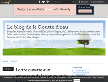 Tablet Screenshot of lagouttedeau.over-blog.com