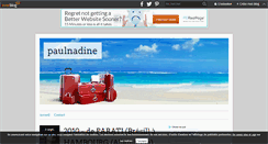 Desktop Screenshot of paulnadine.over-blog.com
