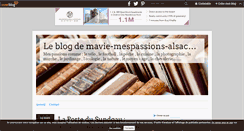 Desktop Screenshot of mavie-mespassions-alsace.over-blog.fr