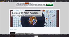 Desktop Screenshot of alain.aghaian.over-blog.com