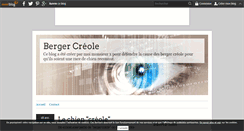 Desktop Screenshot of berger-creole.over-blog.fr
