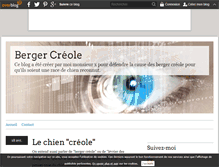 Tablet Screenshot of berger-creole.over-blog.fr