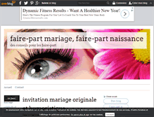 Tablet Screenshot of fairepartoriginal.over-blog.com