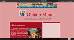Desktop Screenshot of oblatio-munda.over-blog.es