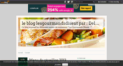 Desktop Screenshot of lesgourmandsdisent.over-blog.com