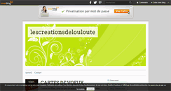 Desktop Screenshot of lescreationsdelouloute.over-blog.com
