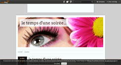Desktop Screenshot of letempsdunesoiree.over-blog.com