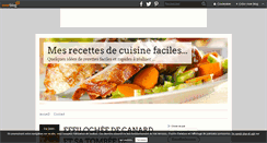 Desktop Screenshot of mesrecettesdecuisinefaciles.over-blog.com