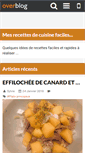 Mobile Screenshot of mesrecettesdecuisinefaciles.over-blog.com