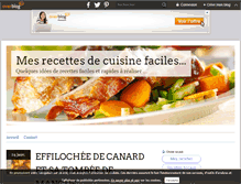 Tablet Screenshot of mesrecettesdecuisinefaciles.over-blog.com