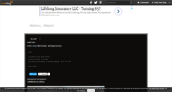 Desktop Screenshot of metromayot.over-blog.com