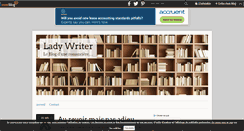 Desktop Screenshot of ladywriter.over-blog.com