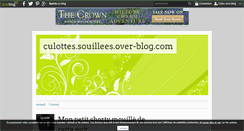 Desktop Screenshot of culottes.souillees.over-blog.com