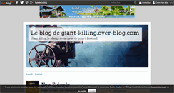 Desktop Screenshot of giant-killing.over-blog.com