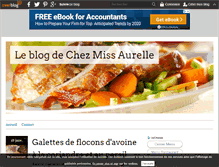 Tablet Screenshot of chezmissaurelle.over-blog.fr