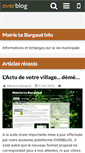 Mobile Screenshot of leburgaudmairie.over-blog.fr
