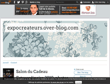 Tablet Screenshot of expocreateurs.over-blog.com
