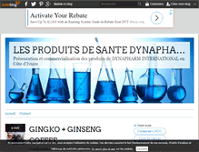 Tablet Screenshot of dynapharmci.over-blog.com