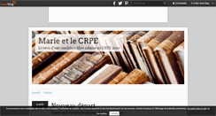 Desktop Screenshot of marie.crpe.over-blog.fr