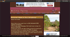 Desktop Screenshot of milite-terre.over-blog.com
