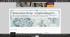 Desktop Screenshot of generationscrap.over-blog.com