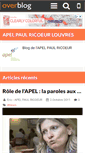 Mobile Screenshot of apel-paul-ricoeur.over-blog.fr