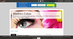 Desktop Screenshot of mathieucohin.over-blog.com
