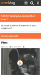 Mobile Screenshot of 123-streaming.over-blog.com