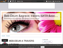 Tablet Screenshot of beb-deum.over-blog.com