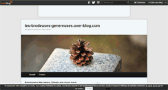 Desktop Screenshot of les-brodeuses-genereuses.over-blog.com