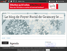 Tablet Screenshot of foyer.rural.granceylechateau.over-blog.com