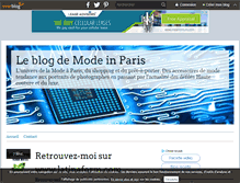Tablet Screenshot of modeinparis.over-blog.com