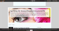 Desktop Screenshot of maquillagepermanent34.over-blog.com