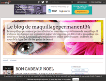 Tablet Screenshot of maquillagepermanent34.over-blog.com