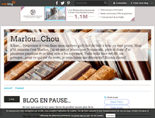 Tablet Screenshot of marlouchouworld.over-blog.com